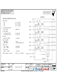 Datasheet SI-61007-F manufacturer BEL Fuse