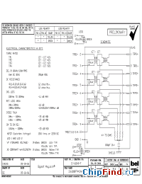 Datasheet SI-61008-F manufacturer BEL Fuse
