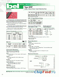 Datasheet SMPD0104 manufacturer BEL Fuse