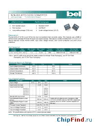 Datasheet SRAH-01H1A0 manufacturer BEL Fuse