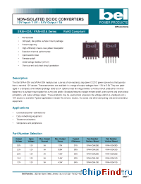 Datasheet SRAH-03A250 manufacturer BEL Fuse