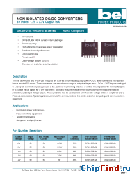 Datasheet SRAH-05B150 manufacturer BEL Fuse