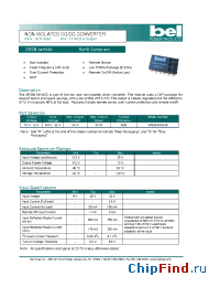 Datasheet SRDB-04HX20 manufacturer BEL Fuse