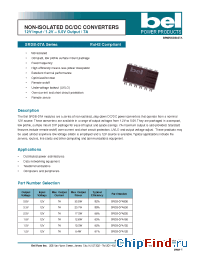 Datasheet SRDB-07A manufacturer BEL Fuse