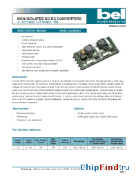 Datasheet SRDC-16D12S manufacturer BEL Fuse