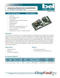 Datasheet SRDC-16D180 manufacturer BEL Fuse