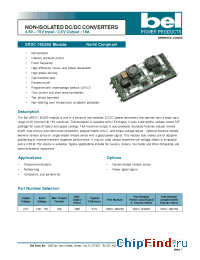 Datasheet SRDC-16D25D manufacturer BEL Fuse