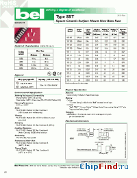 Datasheet SST625 manufacturer BEL Fuse