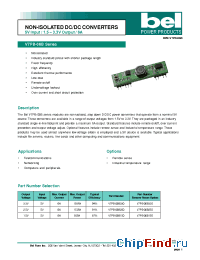 Datasheet V7PB-06B33S manufacturer BEL Fuse