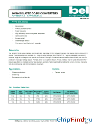 Datasheet V7PC-07A150 manufacturer BEL Fuse
