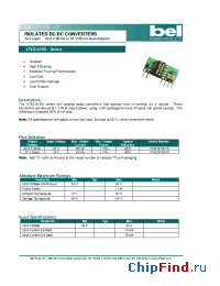 Datasheet V7XZ-01RD20 manufacturer BEL Fuse