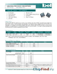Datasheet X7AH-08E manufacturer BEL Fuse