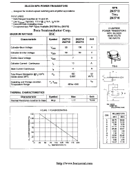 Datasheet 2N3716 manufacturer Boca