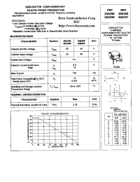 Datasheet 2N6298 manufacturer Boca