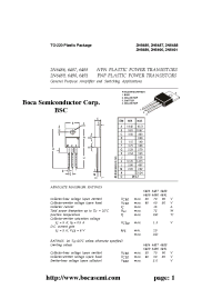 Datasheet 2N6487 manufacturer Boca