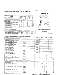 Datasheet 2N930 manufacturer Boca