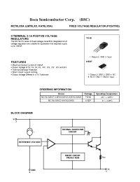 Datasheet MC78L08ACP manufacturer Boca