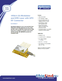 Datasheet EA10WZCD manufacturer Bookham
