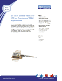 Datasheet LC25WZA manufacturer Bookham