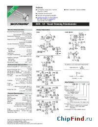 Datasheet 3329M-1-103LF manufacturer Bourns