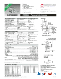 Datasheet 3540S-1-501L производства Bourns