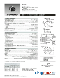 Datasheet 3610S-1-102 manufacturer Bourns