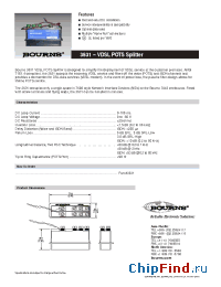 Datasheet 3631 manufacturer Bourns