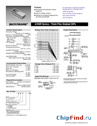 Datasheet 4108R-1-RC manufacturer Bourns