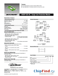 Datasheet 4A08P-505-500 manufacturer Bourns