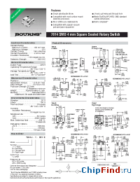 Datasheet 7814 производства Bourns