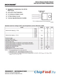 Datasheet BD242A manufacturer Bourns