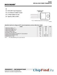 Datasheet BUX84 производства Bourns
