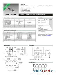 Datasheet CAT25-103JLF производства Bourns
