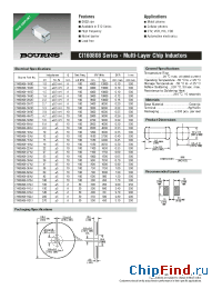 Datasheet CI160808-1N0D производства Bourns