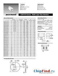 Datasheet CI201210-1N2D производства Bourns