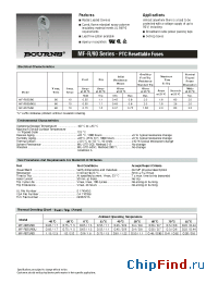 Datasheet MF-R055 производства Bourns
