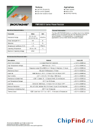 Datasheet PWR3920S manufacturer Bourns