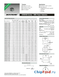 Datasheet SDR0403-1R8ML manufacturer Bourns