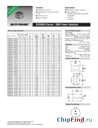 Datasheet SDR0604-2R2ML производства Bourns