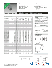 Datasheet SDR0703-1R2ML производства Bourns