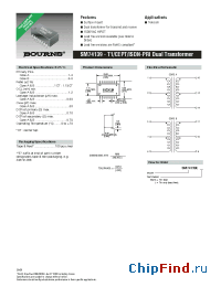 Datasheet SM74139 manufacturer Bourns