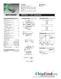 Datasheet SM75057 manufacturer Bourns