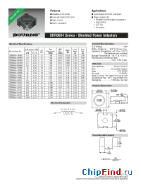 Datasheet SRR0604-1R5ML manufacturer Bourns
