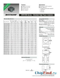 Datasheet SRR1206 manufacturer Bourns