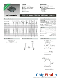 Datasheet SRR1240-4R7M производства Bourns
