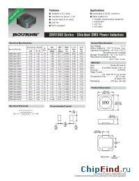 Datasheet SRR1260-3R5Y manufacturer Bourns