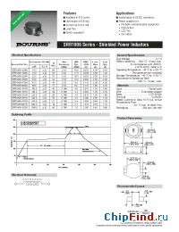 Datasheet SRR1806 manufacturer Bourns