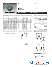 Datasheet SRU8028 manufacturer Bourns