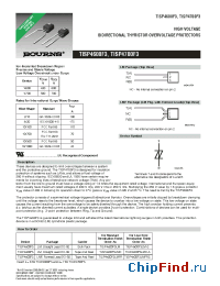 Datasheet TISP4600F3LMFR manufacturer Bourns