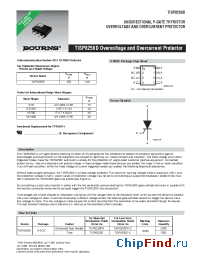 Datasheet TISP8250DR-S производства Bourns